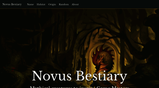 novusbestiary.com