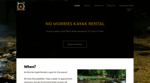 noworrieskayakrentals.com