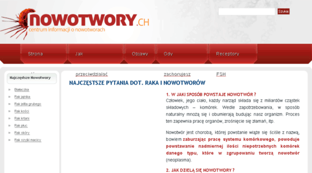 nowotwory.ch