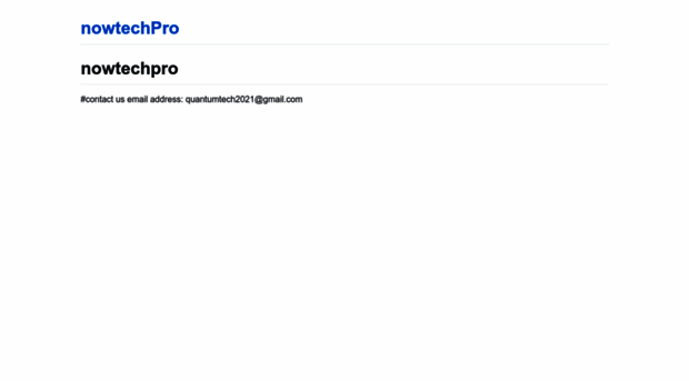 nowtechpro.github.io