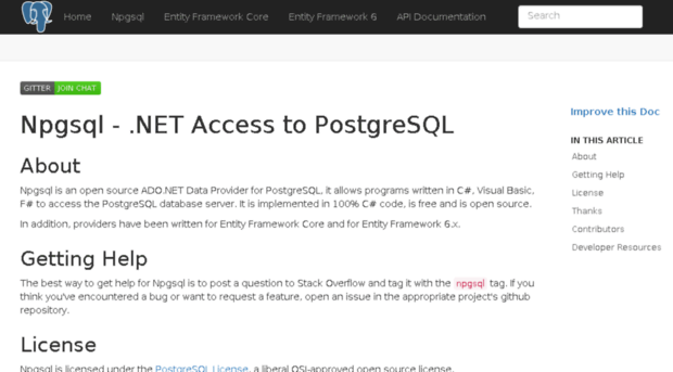 npgsql.projects.postgresql.org