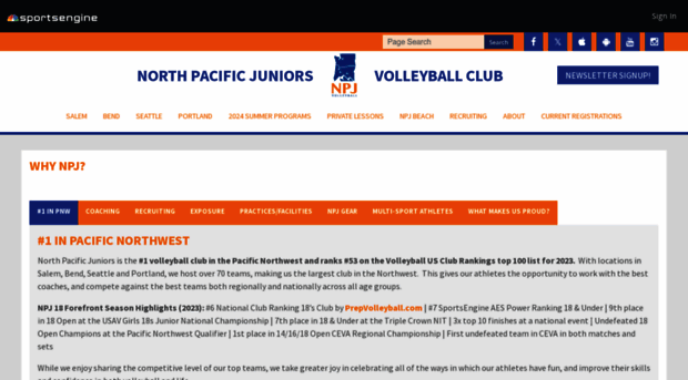 npjvolleyball.com