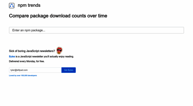 npmtrends.com