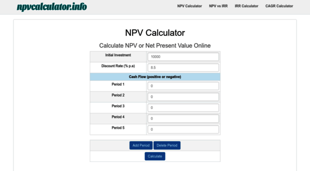 npvcalculator.info