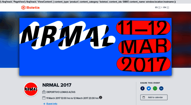 nrmal2017.boletia.com