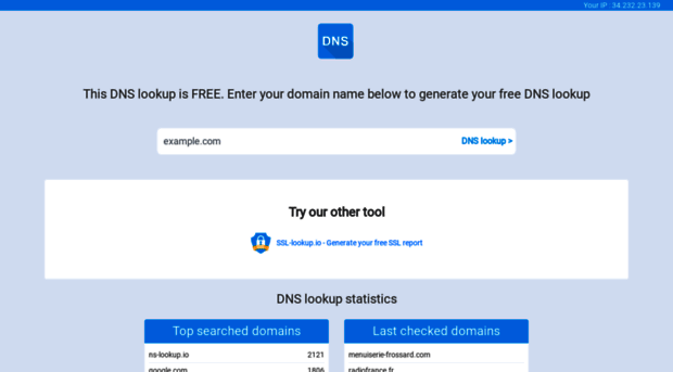 ns-lookup.io