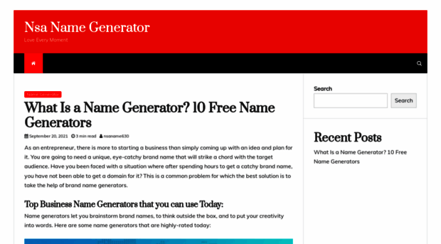 nsanamegenerator.com