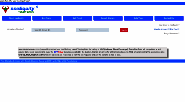 nseequity.idealadvisories.com