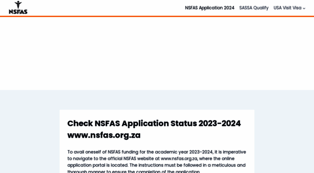 nsfas-application.co.za