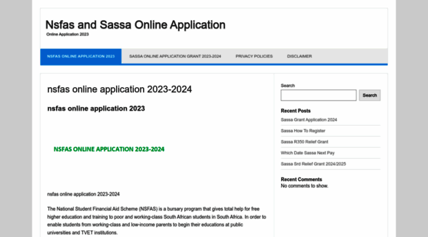 nsfasapplication.com