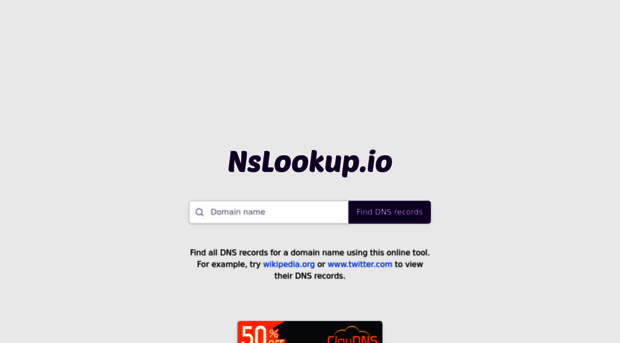 nslookup.io