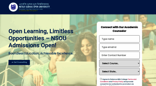 nsou.distancembacolleges.com