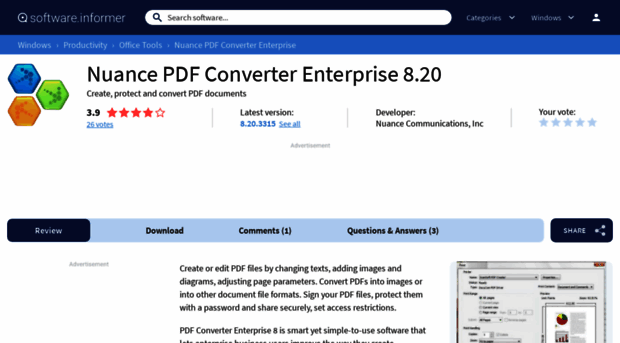 nuance-pdf-converter-enterprise.software.informer.com