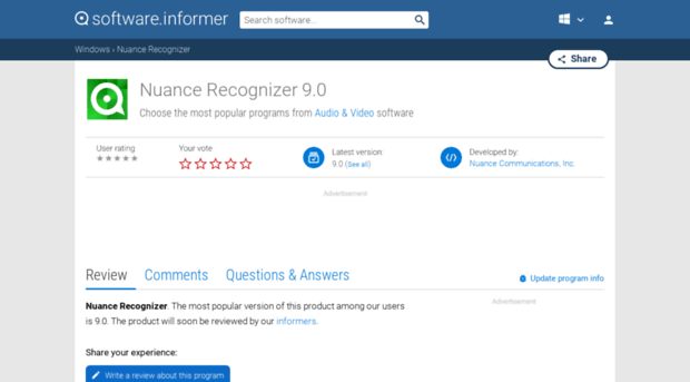 nuance-recognizer.software.informer.com