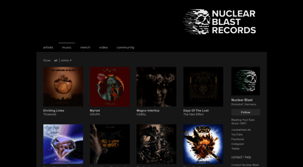 nuclearblast.bandcamp.com