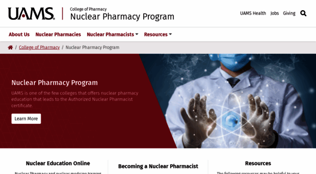 nuclearpharmacy.uams.edu