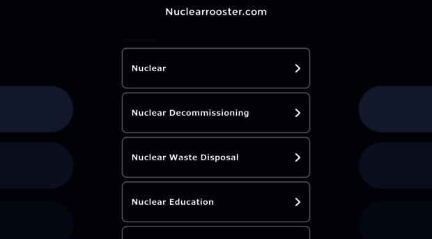 nuclearrooster.com