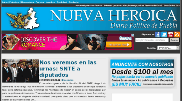 nuevaheroica.com.mx
