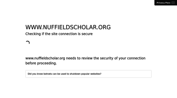 nuffieldscholar.org