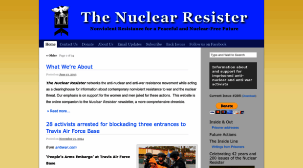 nukeresister.org