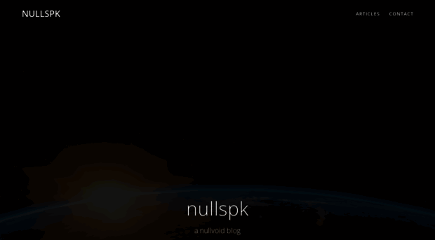 nullvoid.co.za