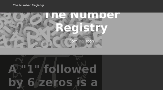 number-registry.com