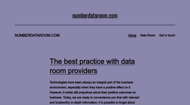 numberdataroom.com
