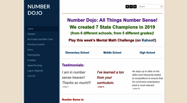 numberdojo.com