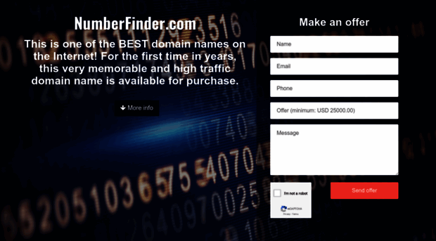 numberfinder.com