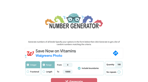 numbergenerator.com