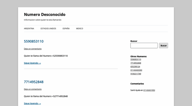 numerodesconocido.com