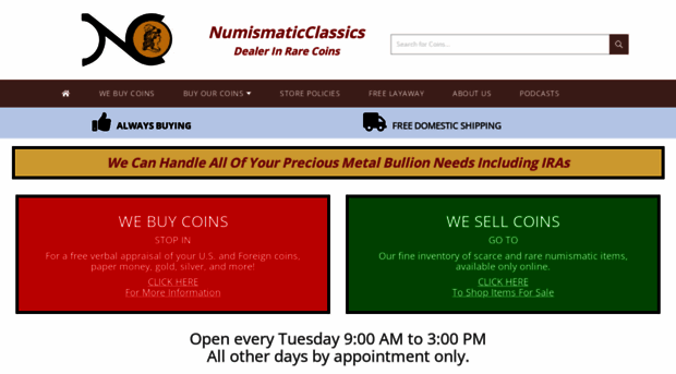 numismaticclassics.com