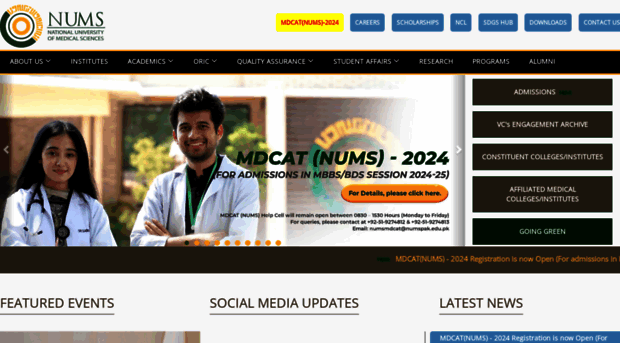 numspak.edu.pk