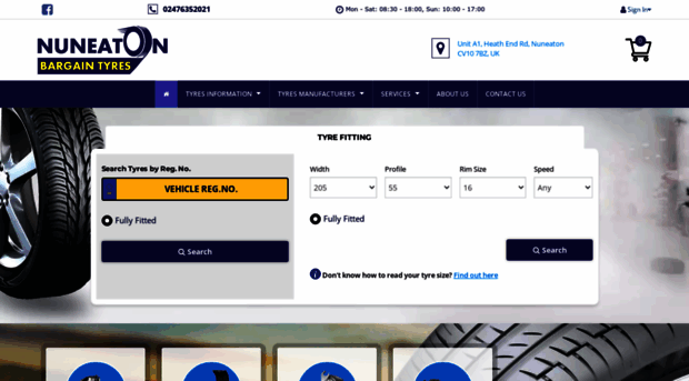 nuneatonbargaintyres.co.uk