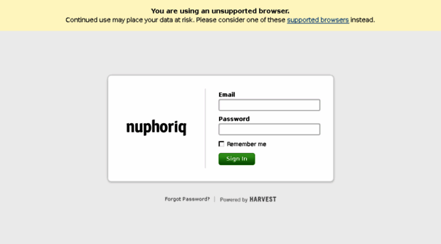 nuphoriq.harvestapp.com