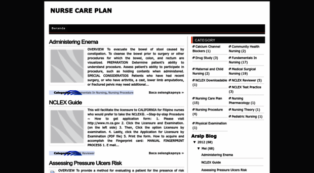 nursecareplan.blogspot.com