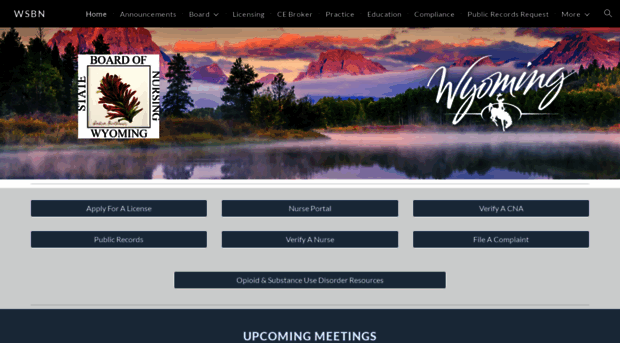 nursing-online.state.wy.us