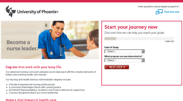 nursingandhealthcaredegrees.phoenix.edu