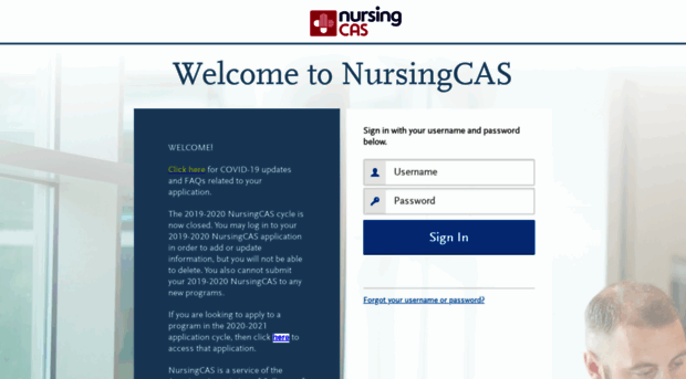 nursingcas.liaisoncas.com