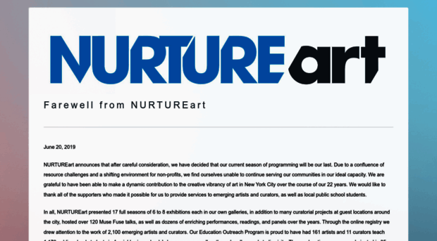 nurtureart.org