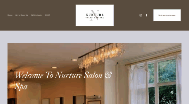 nurturesalonandspa.com