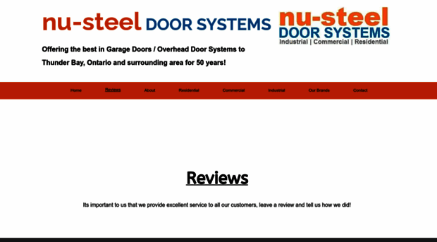 nusteeldoorsystems.com