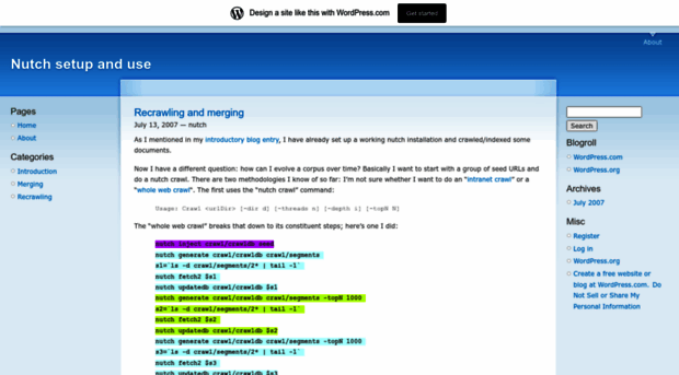 nutch.wordpress.com