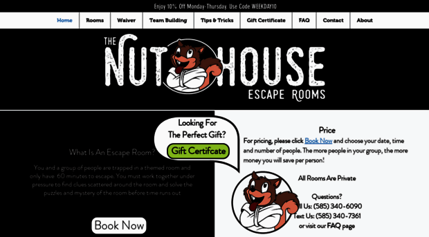 nuthouseescaperooms.com