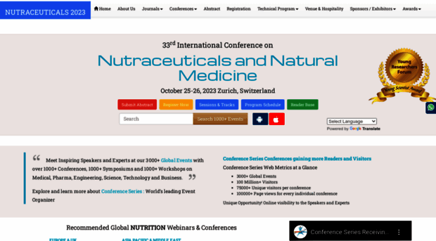 nutraceutical.nutritionalconference.com