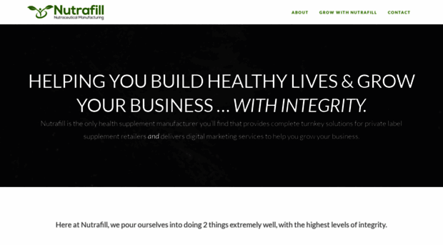 nutrafill.com