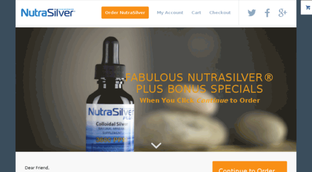 nutrasilver.net