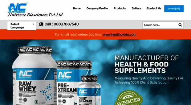 nutricoreproteins.com