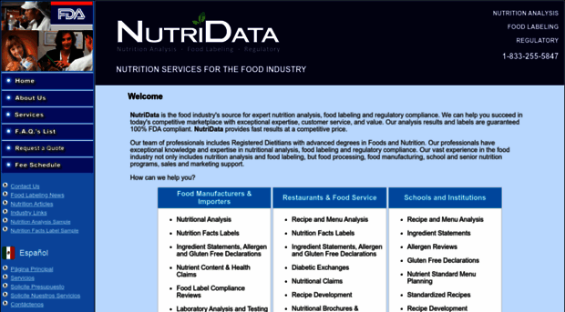 nutridata.com