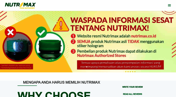 nutrimax.co.id